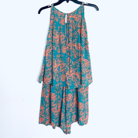 New Copper Key Floral Romper - Picture 2 of 2